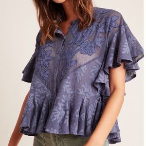 Anthropologie summer top xl